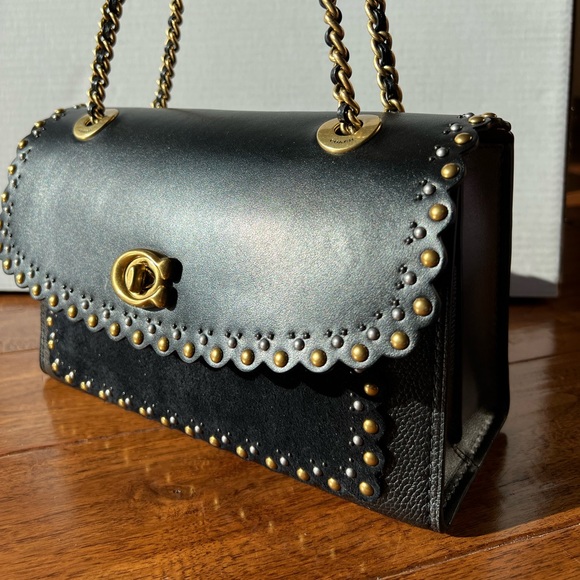 Black leather Coach Bag - Picture 10 of 13